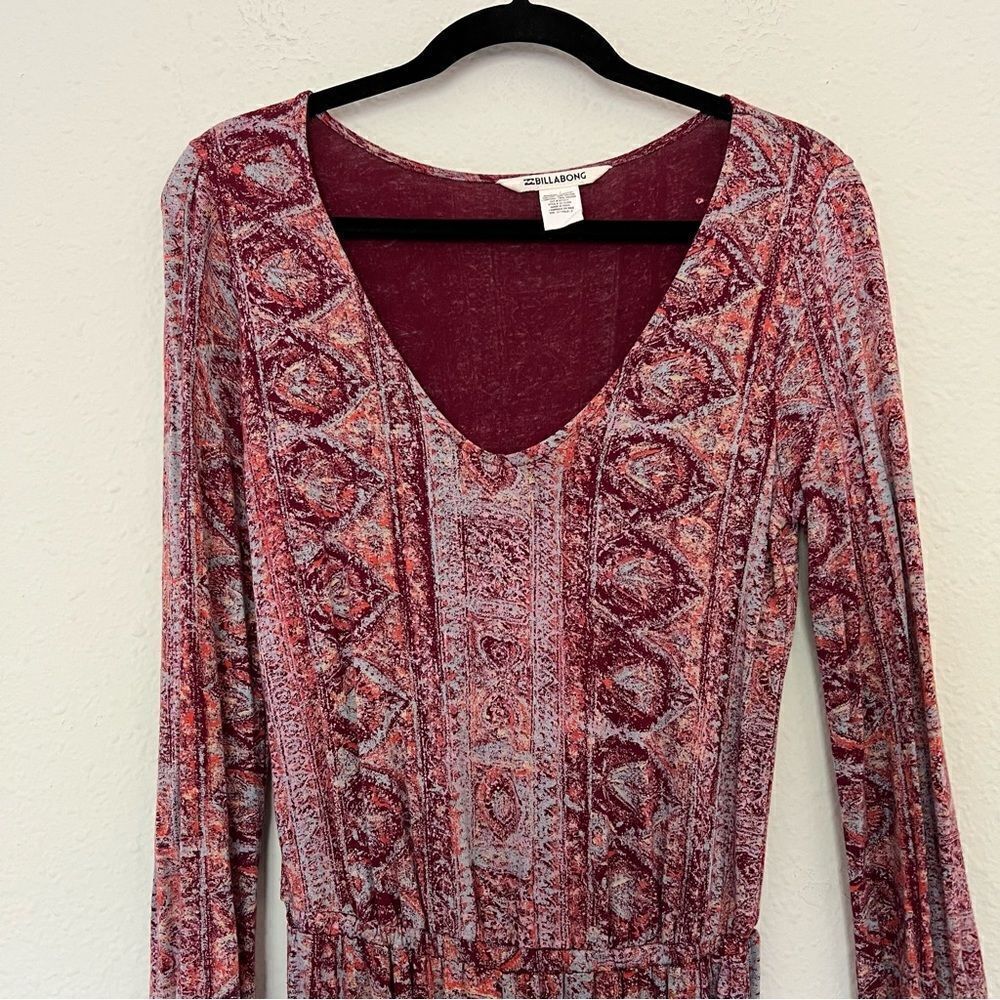 Billabong See the Sun Long Sleeve Bohemian Romper Size Small - Picture 5 of 10